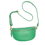 Elie Beaumont Crossbody Sling Bag Apple Green