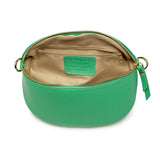 Elie Beaumont Crossbody Sling Bag Apple Green