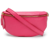 Elie Beaumont Crossbody Sling Bag Cerise Pink