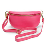 Elie Beaumont Crossbody Sling Bag Cerise Pink