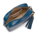 Elie Beaumont Crossbody Tassel In Baltic Blue