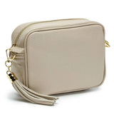 Elie Beaumont Crossbody Tassel In Biscuit