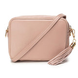 Elie Beaumont Crossbody Tassel In Blush