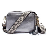 Elie Beaumont Crossbody Tassel In Pewter