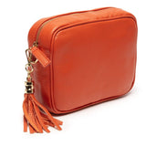 Elie Beaumont Crossbody Tassel In Rust