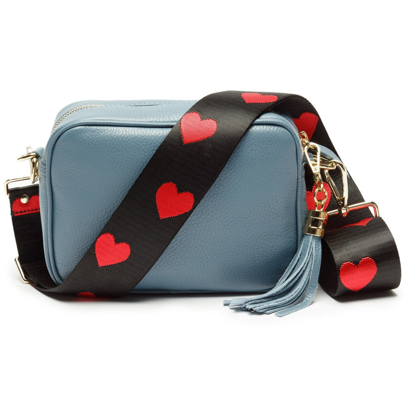 Elie Beaumont Red Hearts Bag Strap