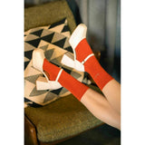 ELLE 2 Pairs Plain Bamboo Fibre Socks In Natural
