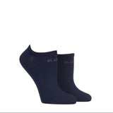 ELLE 2 Pair Plain Bamboo Sock In Navy