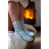 ELLE 2 Pairs Bed & Slipper Socks In Storm