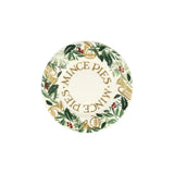 Emma Bridgewater Bring In The Green Mince Pies Medium Dinner Plate, 8.5 Inch