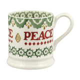 Emma Bridgewater Christmas Joy Set Of 2 1/2 Pint Mugs Boxed