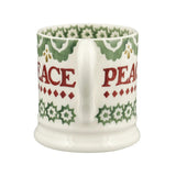Emma Bridgewater Christmas Joy Set Of 2 1/2 Pint Mugs Boxed