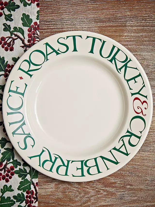 Emma Bridgewater Christmas Toast & Marmalade Roast Turkey 10 1/2 Inch Plate