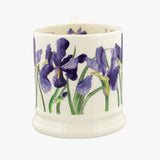Emma Bridgewater Flowers Blue Iris Half Pint Mug