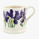 Emma Bridgewater Flowers Blue Iris Half Pint Mug