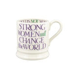 Emma Bridgewater Purple Toast Change Our World 1/2 Pint Mug