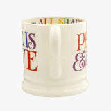 Emma Bridgewater Rainbow Toast Love is Love 1/2 Pint Mug