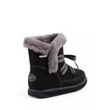 EMU Australia Thorsby Black Boots All Weather Waterproof Lace Up Boot In Black