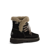 EMU Australia Thorsby Black Boots All Weather Waterproof Lace Up Boot In Black