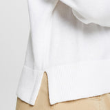 Esprit Cotton-Linen Sweater in White