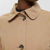 Esprit Boxy Cotton Jacket Beige