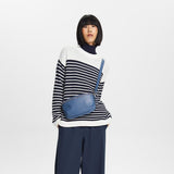 Esprit Breton Stripe Sweater in Off White