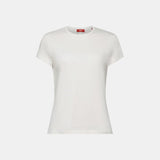 Esprit Crewneck T-shirt 100% cotton in Off White