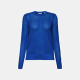 Esprit Mesh Sweater in Bright Blue