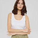 Esprit Organic cotton sleeveless top White