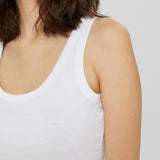Esprit Organic cotton sleeveless top White