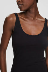 Esprit Organic cotton vest top Black