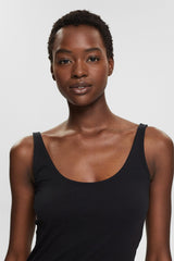 Esprit Organic cotton vest top Black