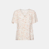 Esprit Patterned short sleeve blouse, cotton blend