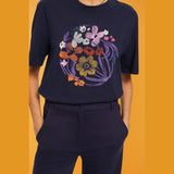 Esprit T-Shirt With Flower Print