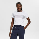 Esprit T-Shirt With Heart Print White