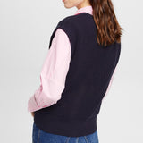 Esprit V-necked tank top Navy