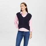 Esprit V-necked tank top Navy