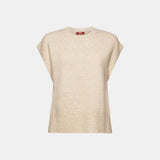 Esprit Wool Blend sweater Short Sleeves in Beige