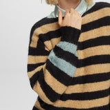 Esprit Wool-Mohair Blend Striped Sweater