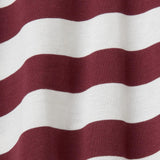 Esprit Striped Long-Sleeve Top in Aubergine