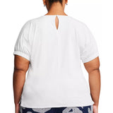 Estele Knot Detail Cotton Top In Milk White