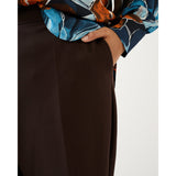 Estelle Arabica Straight Leg Pant in Black