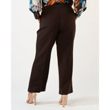 Estelle Arabica Straight Leg Pant in Black