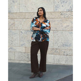 Estelle Arabica Straight Leg Pant in Black