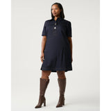 Estelle Avia Short Denim Dress In Indigo Noir
