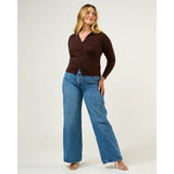 Estelle Bronti Knit Top In Chocolate