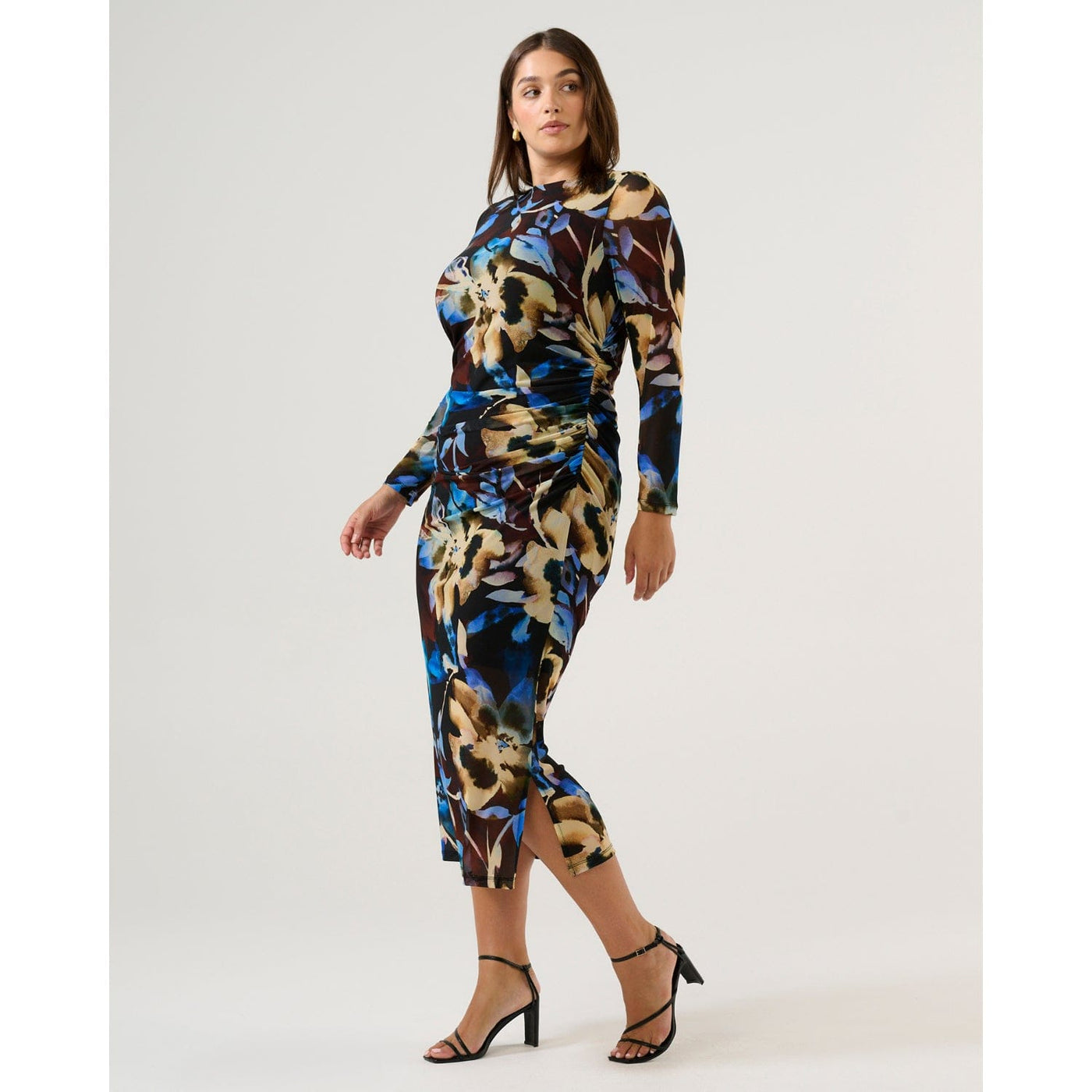 Estelle Cleo Mesh Midi Dress