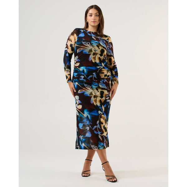 Estelle Cleo Mesh Midi Dress