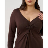 Estelle Equinox Dress In Chocolate