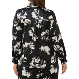 Estelle Gilda Floral Shirt in Black/White